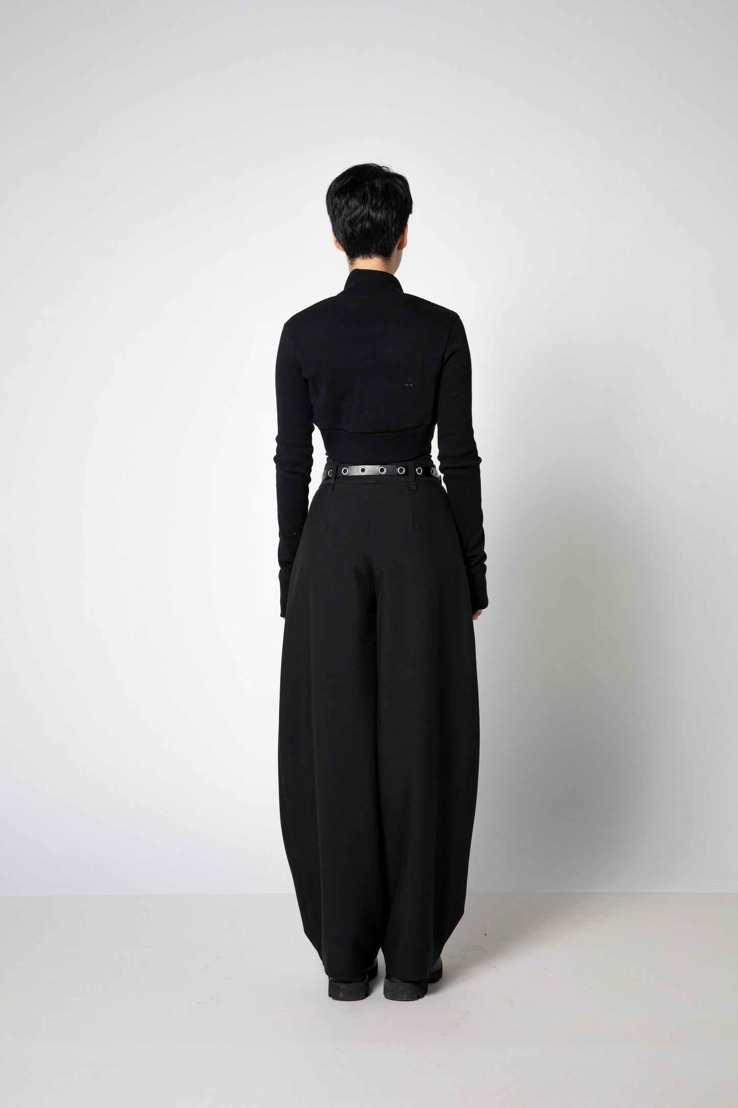 Bio-Baumwolle Rib Shrug – Langärmlige Schicht mit Daumenlöchern - XS bis 2XL