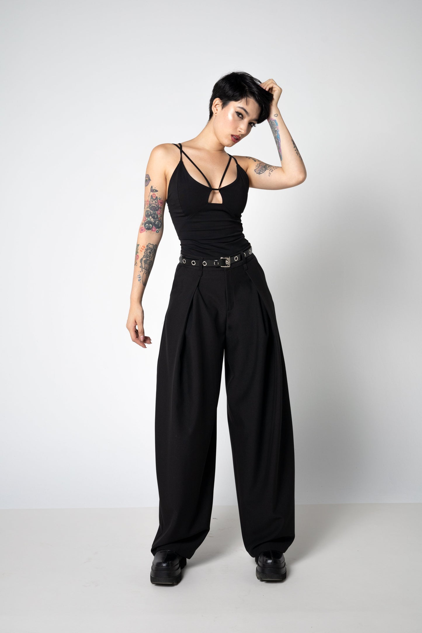 ELLEN Top – Bio-Baumwolle Prinzessschnitt Spaghetti-Träger Top