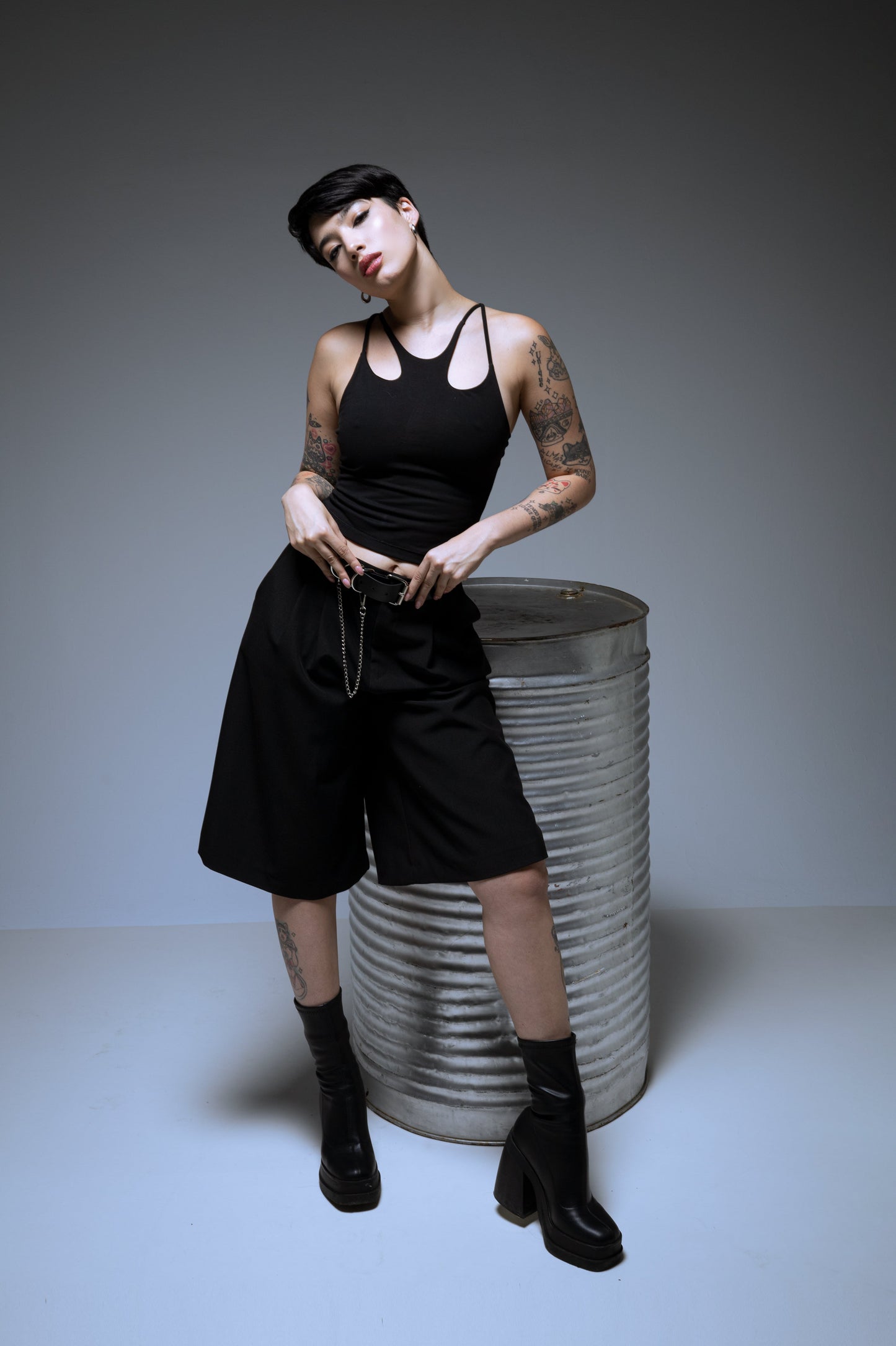 MIA Top – Bio-Baumwolle Cut-Out Träger Tank